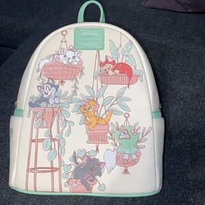 Loungefly disney cats and plants  mini backpack